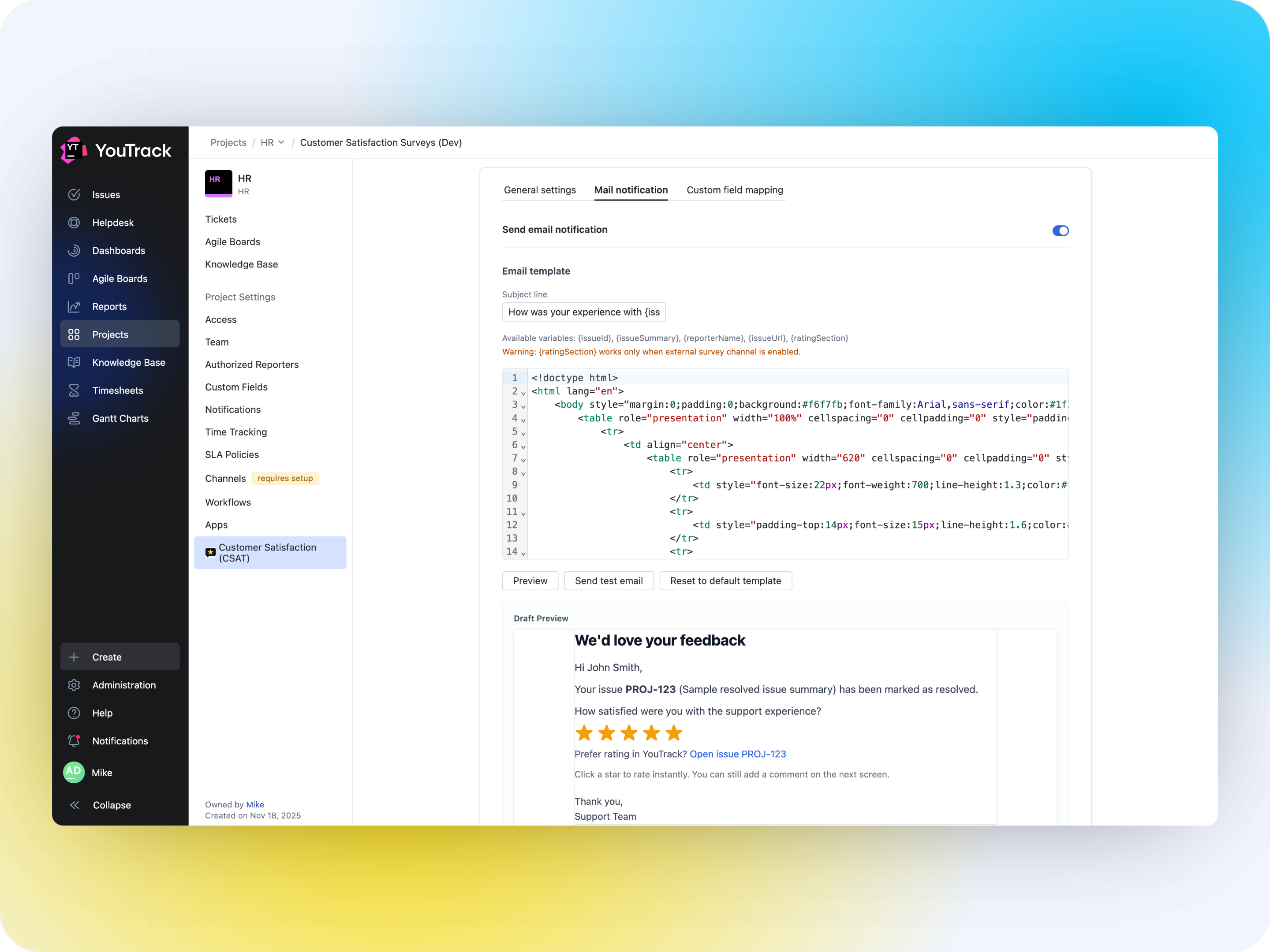 Customer Satisfaction (CSAT) - Analytics Dashboard